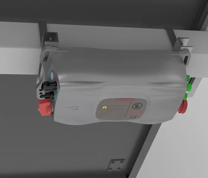Unitate de control pentru tracker DC